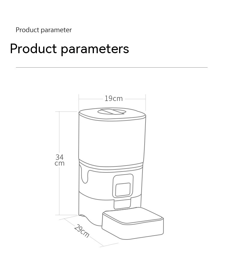 6L Automatic Pet Feeder